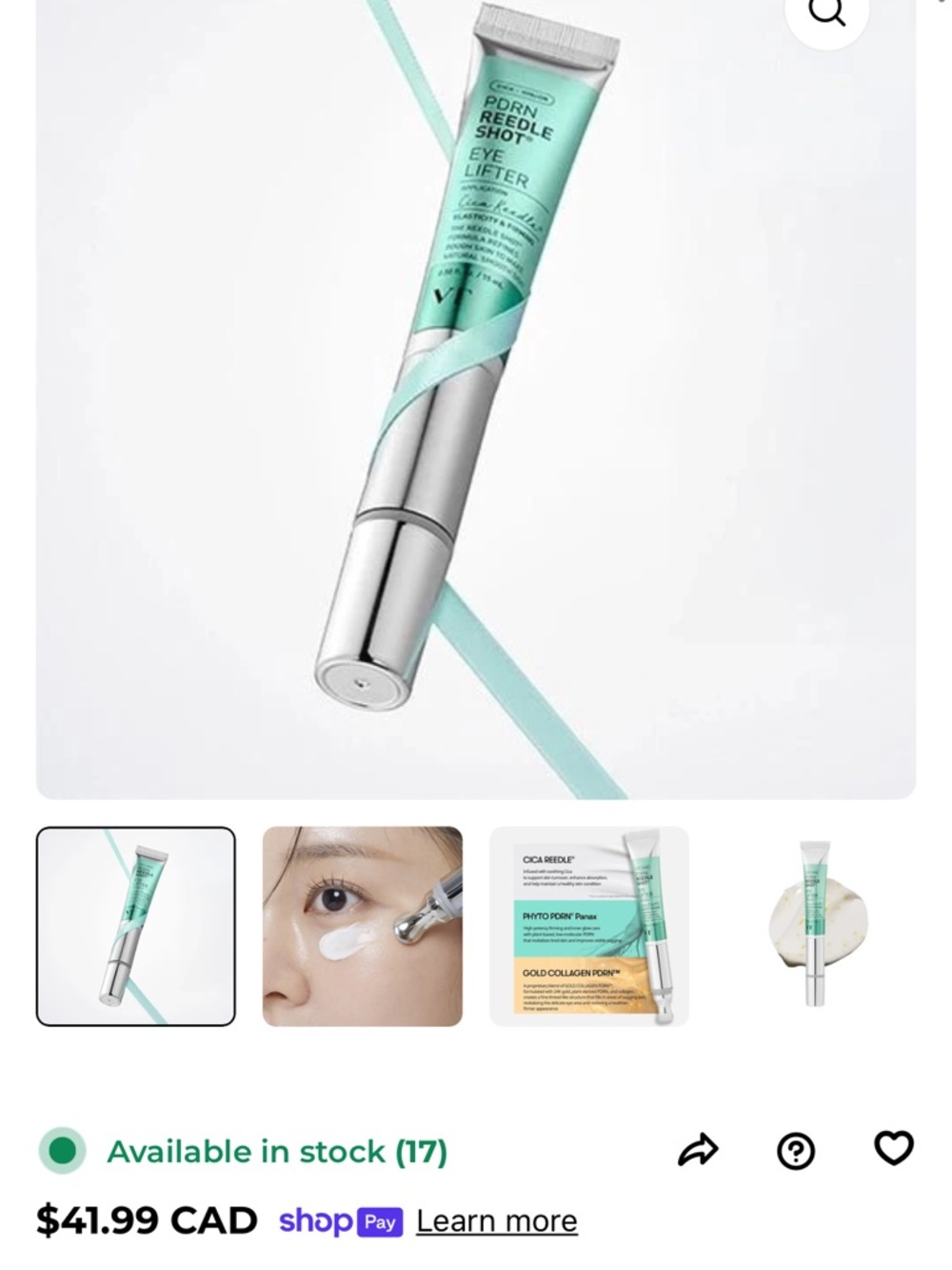 PDRN Reedle Shot eye lifter